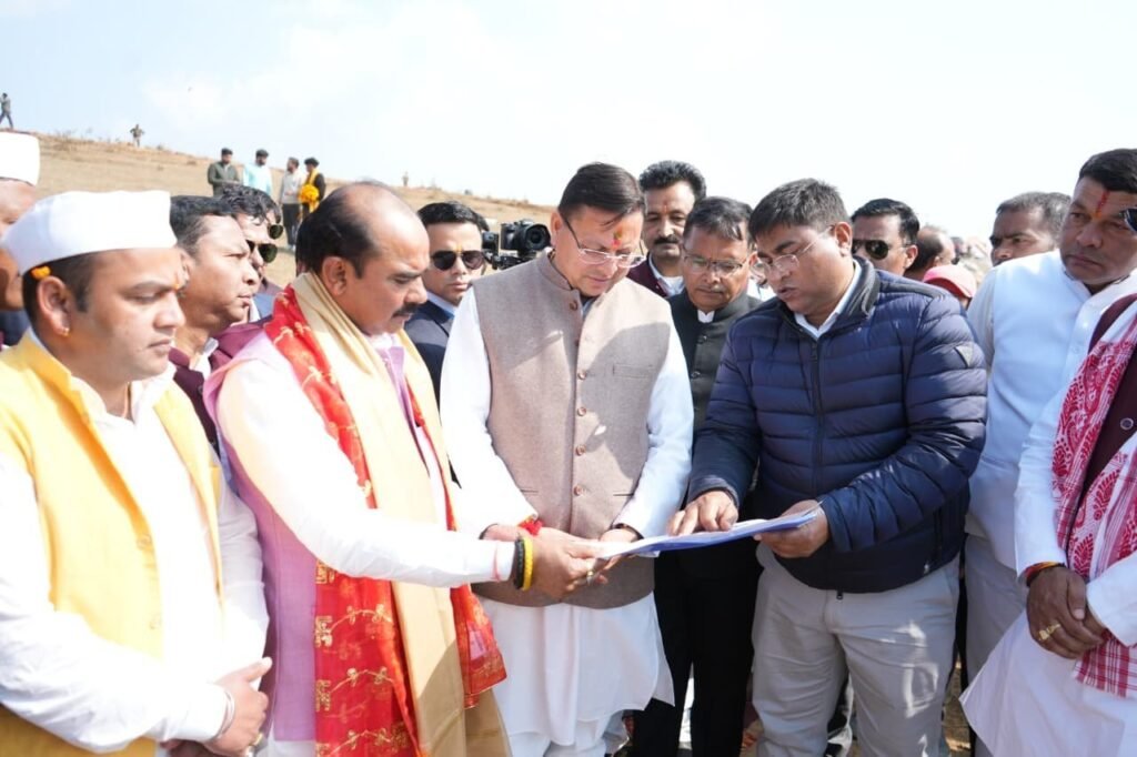 256 करोड़ की लागत से बन रहे प्रदेश के प्रथम महिला स्पोर्ट्स कॉलेज का सीएम धामी ने किया स्थलीय निरीक्षण