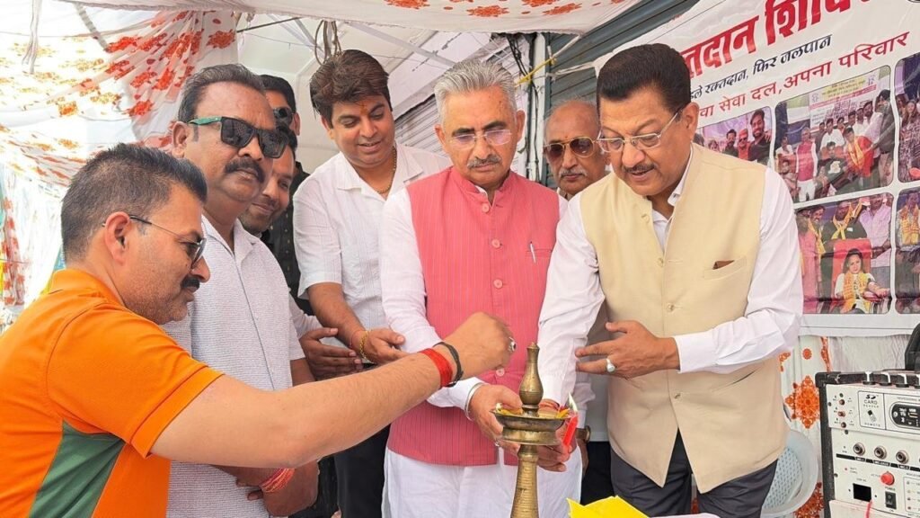 युवा सेवा दल का रक्तदान शिविर, धस्माना ने किया शुभारंभ