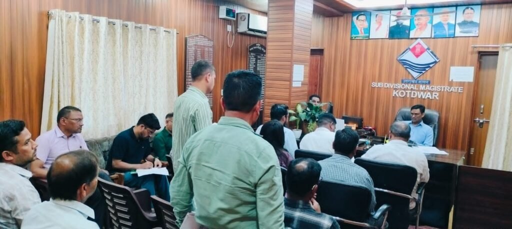 कोटद्वार में राजकीय भूमि से अतिक्रमण हटाने के लिए 10 दिन का अभियान, एसडीएम संदीप कुमार ने विभागों को दिए सख्त निर्देश
