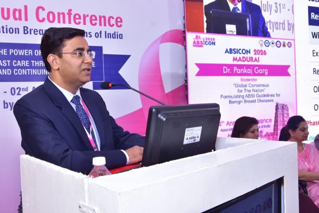 एसोसिएशन ऑफ ब्रेस्ट सर्जन्स ऑफ इंडिया के निदेशक शिक्षा उत्तर क्षेत्र निर्वाचित हुए श्री महंत इन्दिरेश हॉस्पिटल के सर्जिकल ऑन्कोलॉजिस्ट डॉ. पंकज गर्ग